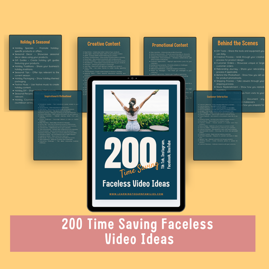 200 Faceless Video Ideas