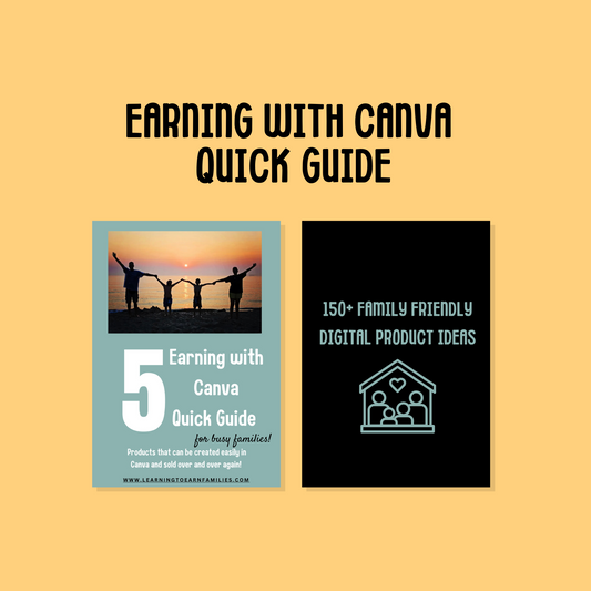 Earning with Canva Quick Guide PLR