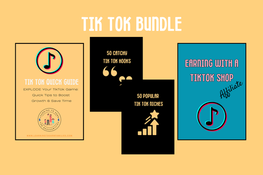 Tik Tok Bundle- Tik Tok Affiliate Shop & Tik Tok Account Quick Guides